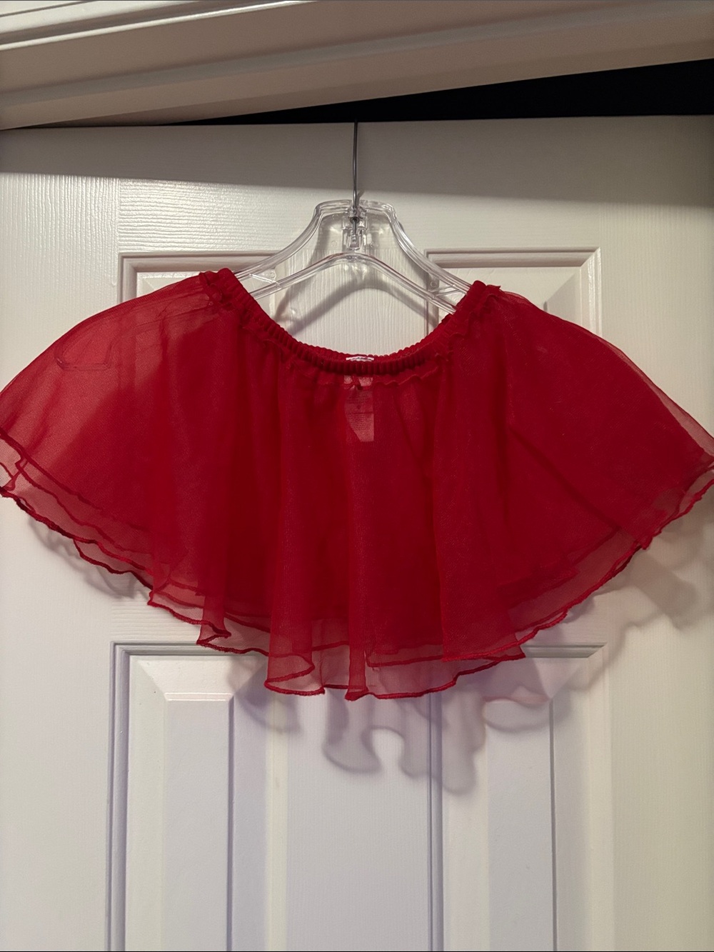 Carter's Red Sheer Layered Tutu